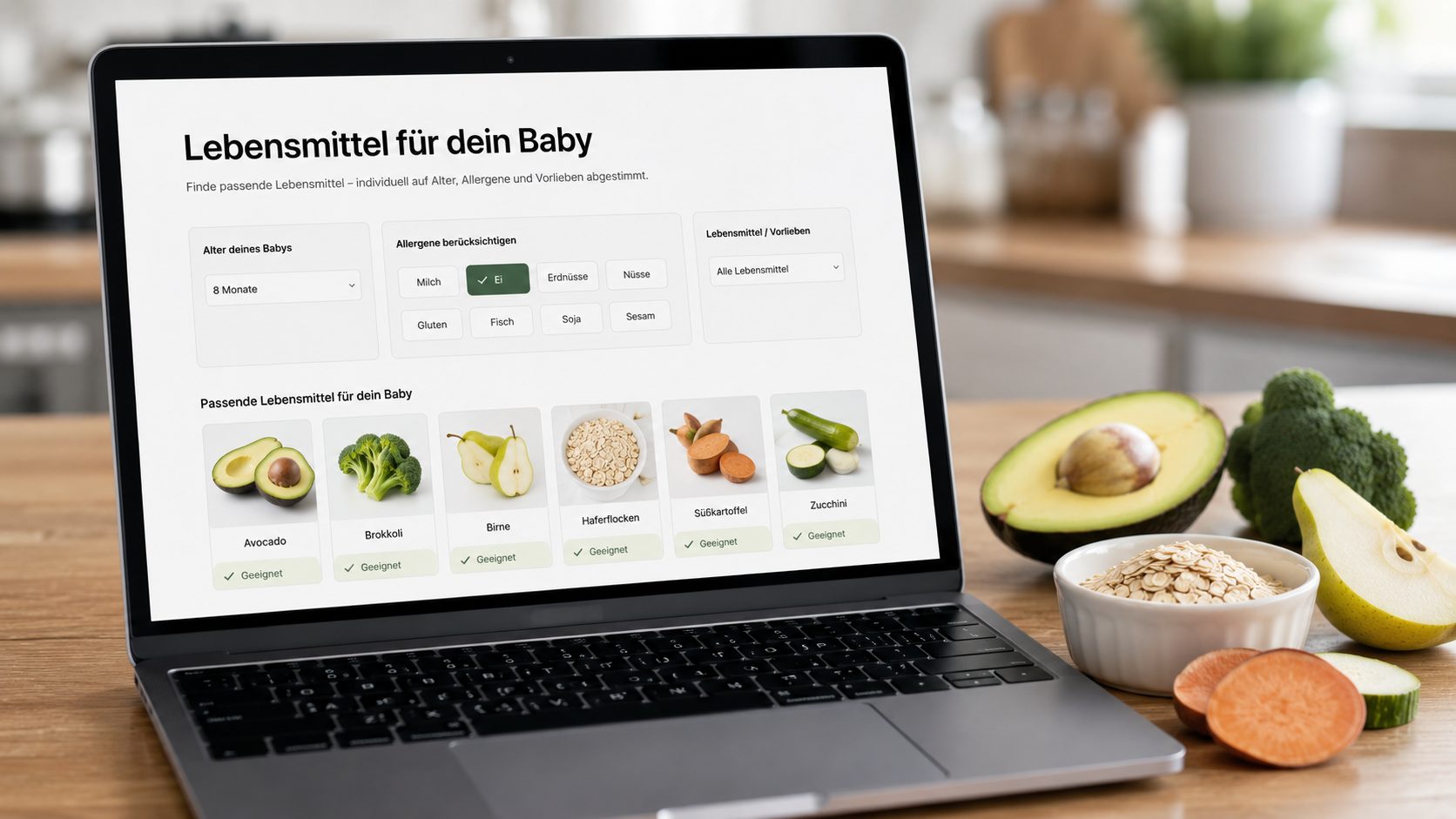 Das große Lebensmittel-Tool für BLW